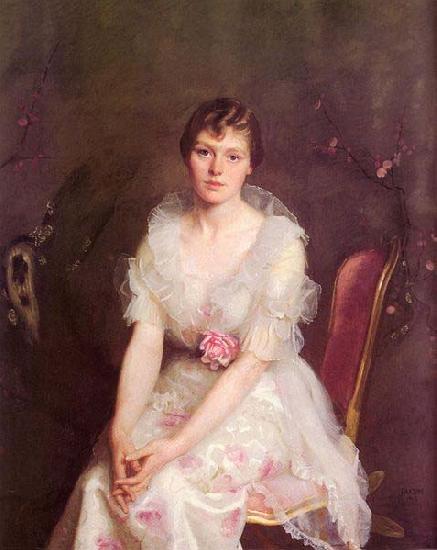 William McGregor Paxton Portrait of Louise Converse oil painting image